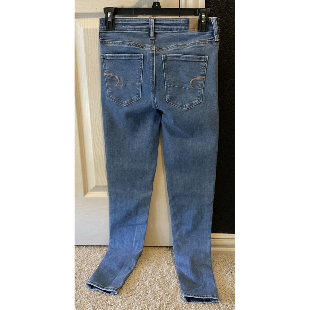 American Eagle, NE(X)T Level Stretch, Super Hi-Rise Legging, Blue, Size: 4 - Picture 2 of 6